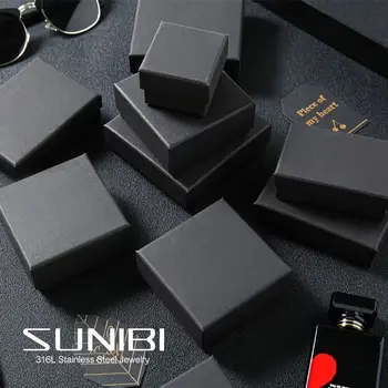 Кутия за бижута лого SUNIBI подгонянная за търговия на едро/Дропшиппинг