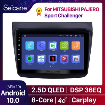 Seicane 9 инча 8-ядрен Android 12 2din Автомобилен Мултимедиен плеър За MITSUBISHI PAJERO Sport/L200/2006 + Triton/2008 + PAJERO 2010