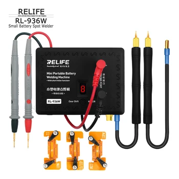 Точкова заварка RELIFE RL-936W Малък акумулаторен уред за точката на заваряване на 6 нива се Регулира, може да бъде заварена на флората никелова батерия за мобилен телефон