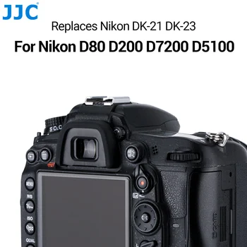 JJC Гума DSLR Окуляр Визьор Наглазник За NIKON D7200 D750 D7100 D5100 D600 D300s D300 D90 D80 Заменя Nikon DK-21 DK-23