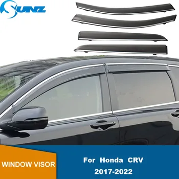 Прозорец Козирка За Honda CR-V, CRV Hybrid 2017 2018 2019 2020 2021 2022 Слънчеви Очила за Защита От Дъжд Странични Дефлектори на прозорци SUNZ