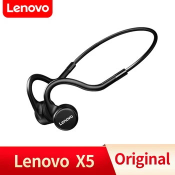 Lenovo X5 Слушалки с костна проводимост IPX8 Водоустойчив Вграден в 8 GB памет, Безжични Bluetooth слушалки TWS Hi-Fi Стерео