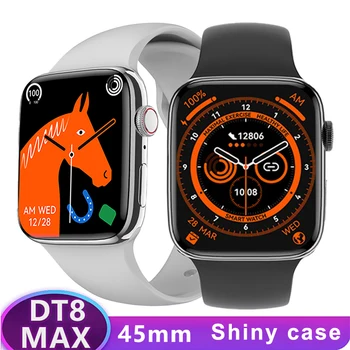 DT8 MAX Смарт Часовник Серия 8 с Игри За Измерване на температурата на тялото NFC Smartwatch 2,0 