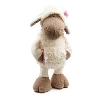 25 см/35 см/50 см/80 см Германия весел цвете овце красив плюшен играчка кукла за подарък за рожден ден 1 бр.