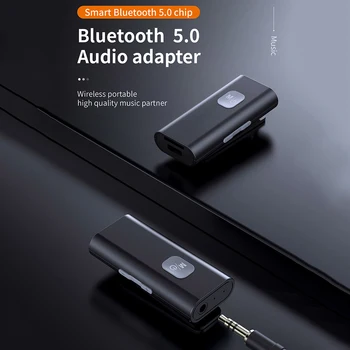 SR11 Bluetooth Съвместим 5,0 Приемник Аудиоадаптер Поддръжка на Получателя на Четец на карти Поддържа TF Карта намаляване на шума Повикване CVC