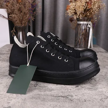Модната Марка Arctic RO, Черна Парусиновая обувки с ниски Берцем, Мъжки маратонки Owens, Дамски Ежедневни обувки, Мъжки обувки