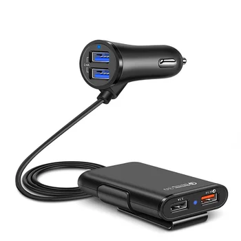 36 Вата Бързо Зареждане на 3.0 USB Зарядно за Кола Удължител за Кабел За Usb Зарядно Устройство на Задното Зарядно Устройство За Лек Автомобил