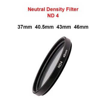 ND4 ND филтър Филтър Неутрална Плътност 37 мм 40,5 мм, 43 мм и 46 мм, Универсален