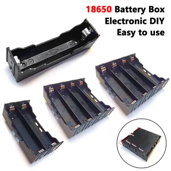 Нова Батерия 18650 Лесен за употреба Кутия За Съхранение на 1-4 бр Батерии Тип ААА 18650 Power Bank Седалките С Кабели 18650 Притежателя на Батерията