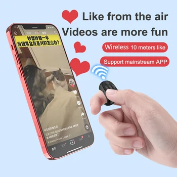 Безжична Bluetooth Пръстен Дистанционно Управление За Телефон Tiktok Selfie Page Turner Контролер За iPhone Xiaomi Samsung Мързелив Артефакт