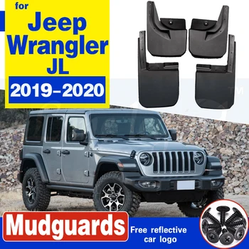 Автомобилни Калници за Jeep Wrangler JL 2019-2020 Автомобилни Калници Предните и Задните Калници Калници Меки пластмасови Аксесоари