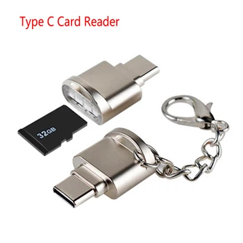 2021 Мини Четец на карти Type C Micro SD TF Четец за Карти Памет с OTG Адаптер USB 3.1 Четец на карти за Телефон
