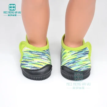 Стоп-моушън обувки за бебета кукли 43 см, аксесоари за кукли и американската стоп-моушън вязаная ежедневни детски обувки на плоска подметка
